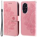 Honor 200 Etui z Portfelem z Serii Mandala - Róż