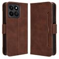 Etui portfelowe na karty Honor 200 Smart/X7c - brązowe