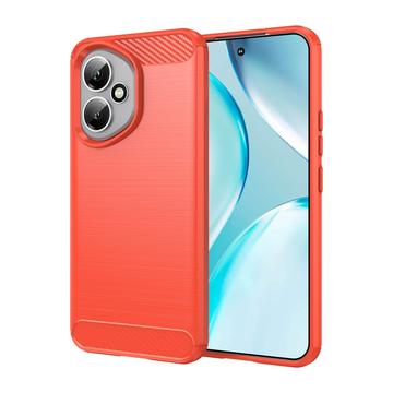 Honor 400 Szczotkowane Etui z TPU - Włókno Węglowe