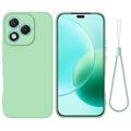 Honor 400 Lite Etui z płynnego silikonu z paskiem na rękę