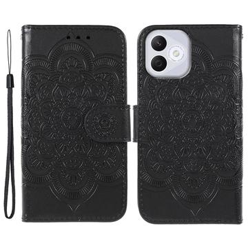Etui z Portfelem z Serii Mandala do Honor 400 Lite - Czerń