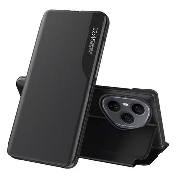Etui z Klapką Honor 400 Pro Smart Clear View - Czerń