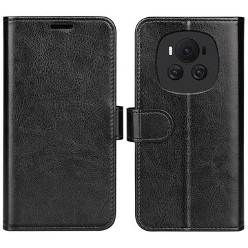 Honor Magic6 Etui portfelowe z magnetycznym zamknięciem - czarny