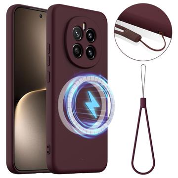 Honor Magic7 Etui z Płynnego Silikonu - kompatybilne z MagSafe
