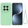 Honor Magic7 Pro Etui z płynnego silikonu z paskiem na rękę