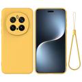 Honor Magic7 Pro Etui z płynnego silikonu z paskiem na rękę
