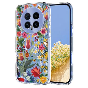 Etui TPU z kwiatowym wzorem na Honor Magic8 - Lilie