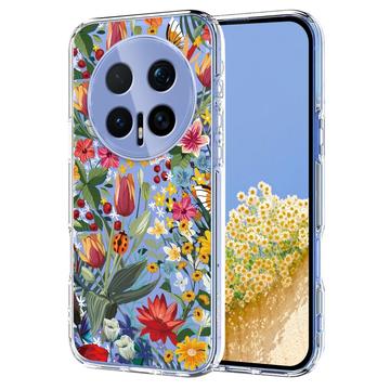 Etui TPU z kwiatowym wzorem na Honor Magic8 Pro - Lilie