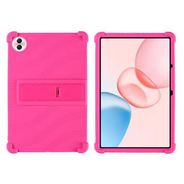 Etui silikonowe Honor Pad 10 z podpórką - gorący róż
