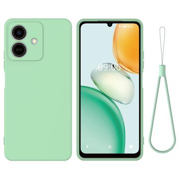 Honor Play10 Etui z płynnego silikonu z paskiem na rękę