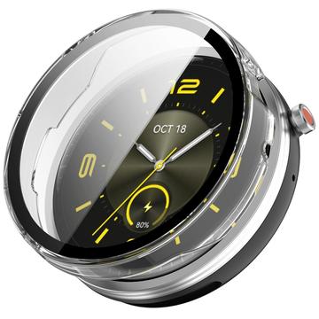 Honor Watch Fit Elegant Etui z Tworzywa z Hartowane Szkło Ochronne - Przezroczysty