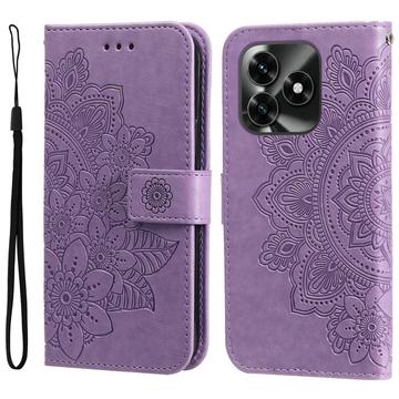 Etui z Portfelem z Serii Mandala do Honor X5c Plus - Fiolet