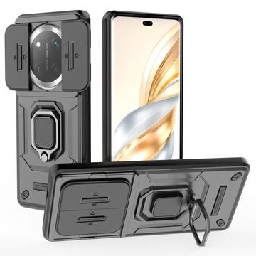 Honor X60 Pro Hybrydowe Etui z Pierścieniem Obrotowym z Osłoną Aparatu