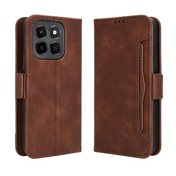 Etui portfelowe na karty Honor X6c - brązowe