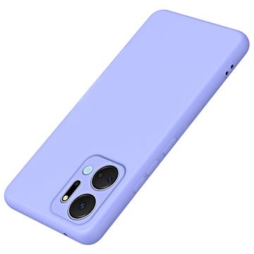 Honor X7a Etui z Ciekłego Silikonu - Fiolet