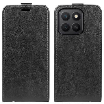 Honor X8c Pionowe Etui z Kieszenią na Kartę - Czarne