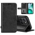 Honor X8c Etui portfelowe z magnetycznym zamknięciem - czarny