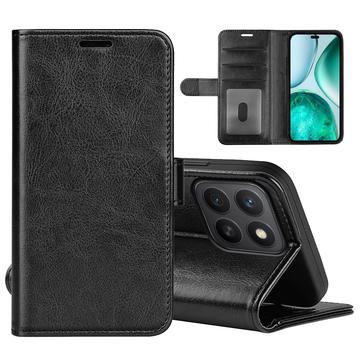 Honor X8c Etui portfelowe z magnetycznym zamknięciem - czarny