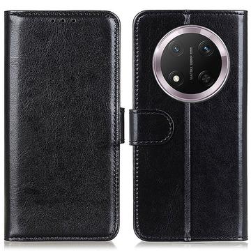 Honor X60 Pro/X9c/Magic7 Lite Etui portfelowe z magnetycznym zamknięciem - czarny