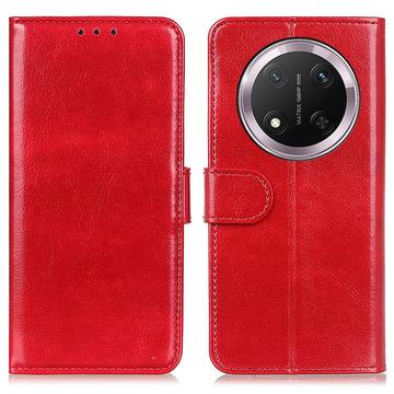 Honor X60 Pro/X9c/Magic7 Lite Etui portfelowe z magnetycznym zamknięciem - Czerwień