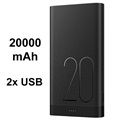 Huawei AP20 2xUSB Power Bank - 20000mAh - Czarny