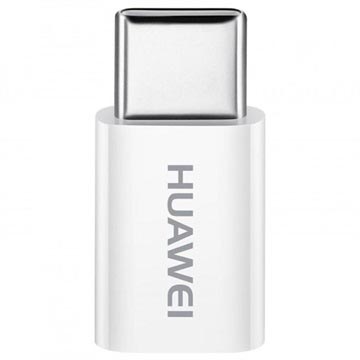 Huawei AP52 Przejściówka MicroUSB / USB 3.1 Typ C - Bulk - Biała