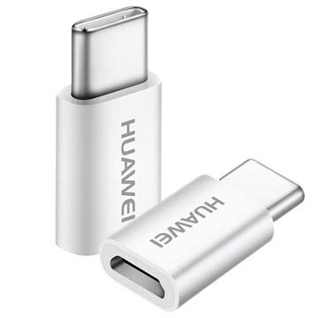 Huawei AP52 Przejściówka MicroUSB / USB 3.1 Typ C - Biała