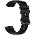 Miękki Silikonowy Pasek do Huawei Band 4 Pro/3 Pro - Czarny