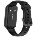 Miękki Silikonowy Pasek do Huawei Band 7 - Czarny