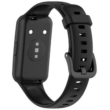 Miękki Silikonowy Pasek do Huawei Band 7 - Czarny