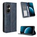 Huawei Enjoy 80 Etui z Portfelem Retro z Magnetycznym Zamknięciem