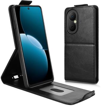 Huawei Enjoy 80 Etui z klapką pionową i podstawką - czarny