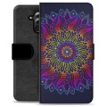 Etui Portfel Premium - Huawei Mate 20 Lite - Kolorowa Mandala