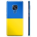 Etui TPU Flaga Ukrainy - Huawei Mate 20 - Żółć i błękit