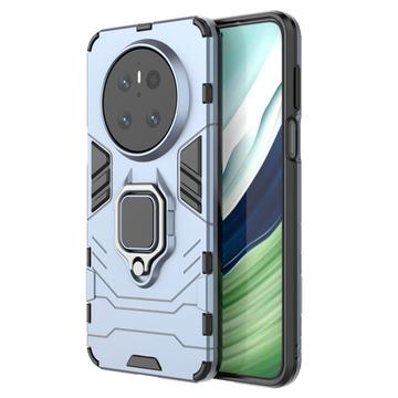 Huawei Mate 70 Hybrydowe Etui z Uchwytem Ring - Błękit