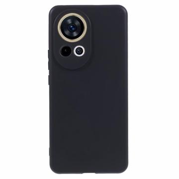 Huawei Nova 12 Pro Matowy Pokrowiec TPU Anti-Fingerprint - Czarne