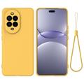 Huawei Nova 13 Pro Etui z płynnego silikonu z paskiem na rękę