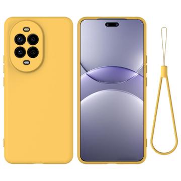 Huawei Nova 13 Pro Etui z płynnego silikonu z paskiem na rękę