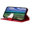 Huawei Nova Y90 Etui-Portfel z Magnetycznym Zamknięciem - Czerwień