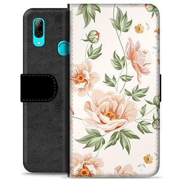 Etui Portfel Premium - Huawei P Smart (2019) - Kwiatowy