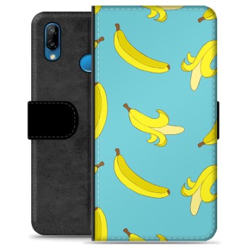 Etui Portfel Premium - Huawei P20 Lite - Banany