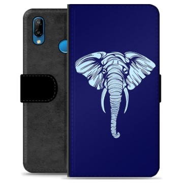 Etui Portfel Premium - Huawei P20 Lite - Słoń