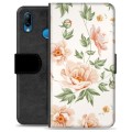 Etui Portfel Premium - Huawei P20 Lite - Kwiatowy