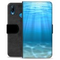 Etui Portfel Premium - Huawei P20 Lite - Morze