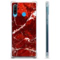 Etui Hybrydowe - Huawei P30 Lite - Czerwony Marmur