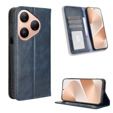 Huawei Pura 80 Etui z Portfelem Retro z Magnetycznym Zamknięciem