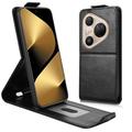 Huawei Pura 80 Ultra Etui z klapką pionową i podstawką - czarny