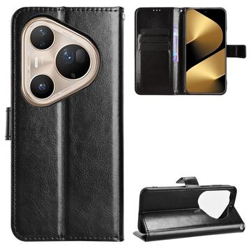 Huawei Pura 80 Ultra Etui portfelowe ze stojakiem - czarny