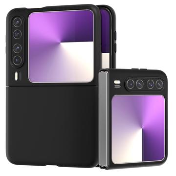 Huawei Pura X Gumowane Etui z Tworzywa - Czarne