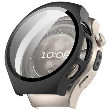 Huawei Watch 5 Etui z Tworzywa z Hartowane Szkło Ochronne - 46mm - Czerń